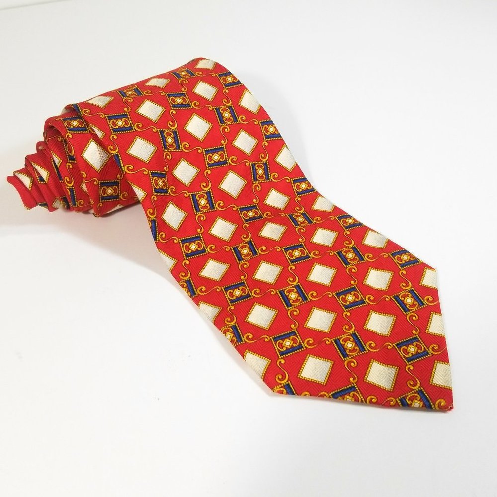 Gianni Versace Men Tie Silk Dress Luxury Necktie